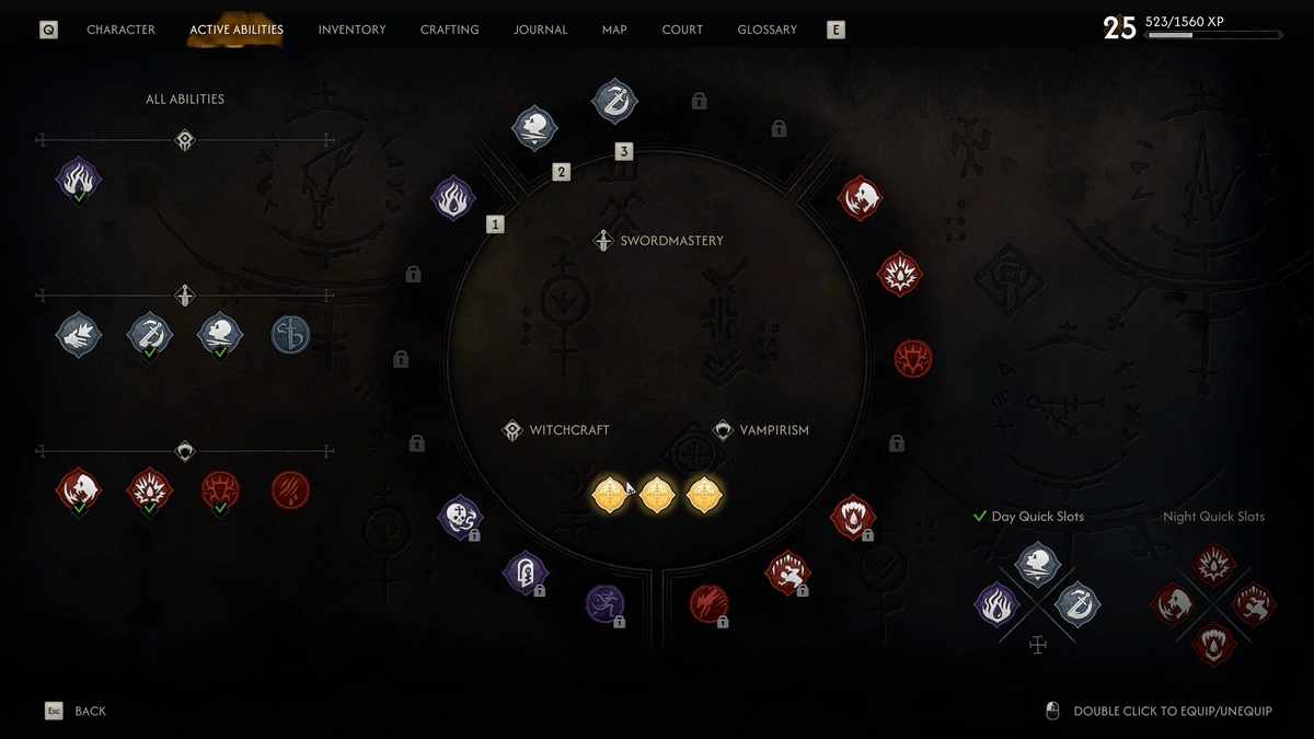 The Blood of Dawnwalker activation charges system