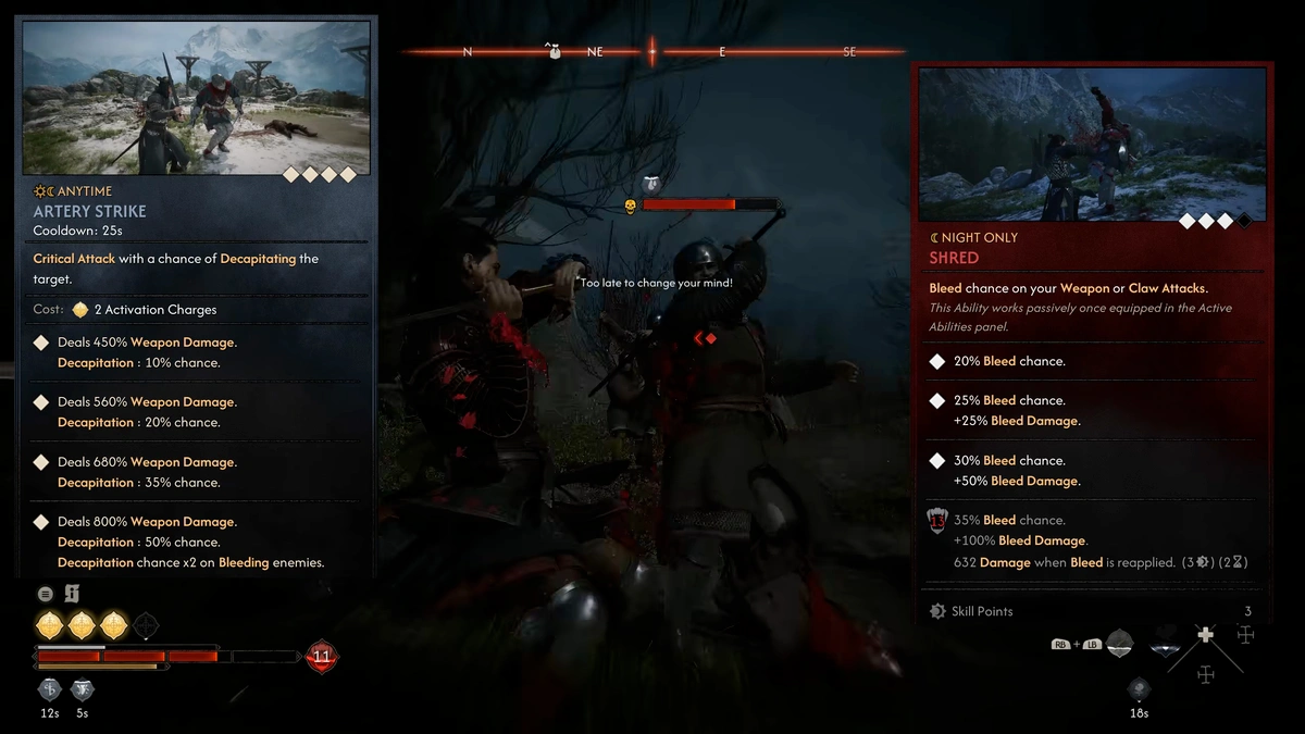 The Blood of Dawnwalker Artery Strike skill for One Shot Build