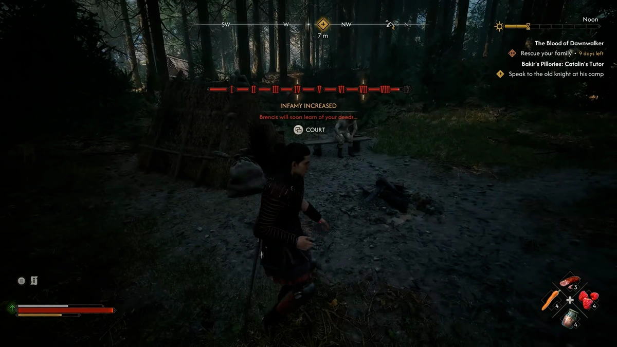 The Blood of Dawnwalker Baler duel to unlock trainer inventory
