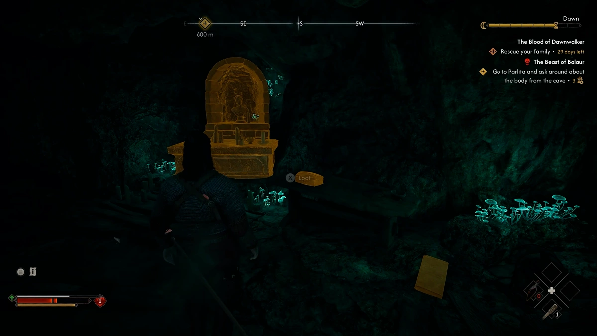 The Blood of Dawnwalker Bran Blood Vial location
