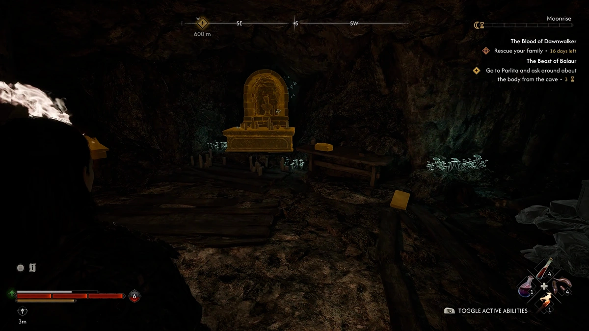 The Blood of Dawnwalker Bransis hideout location