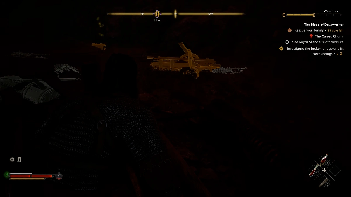 The Blood of Dawnwalker chasm treasure location