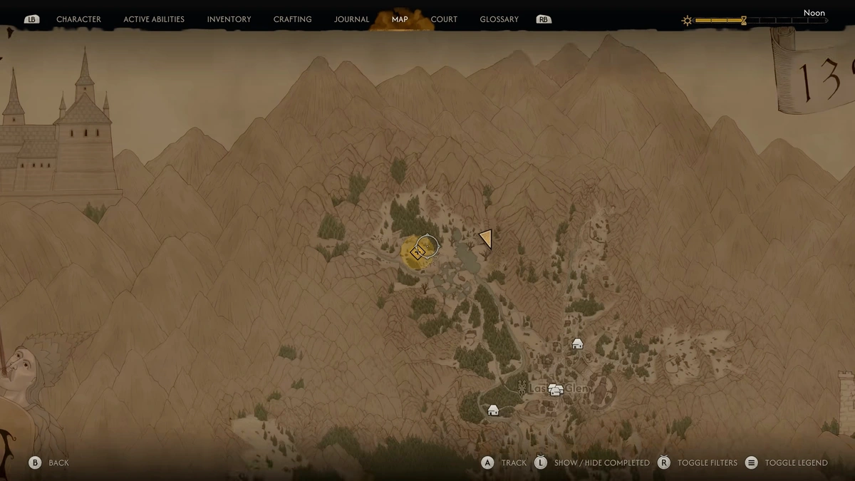 The Blood of Dawnwalker Into the Den derelict village location