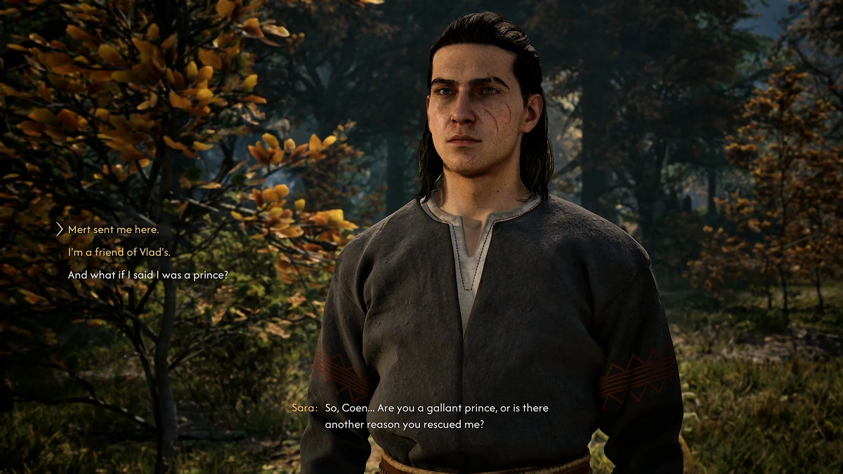 The Blood of Dawnwalker dialogue choice