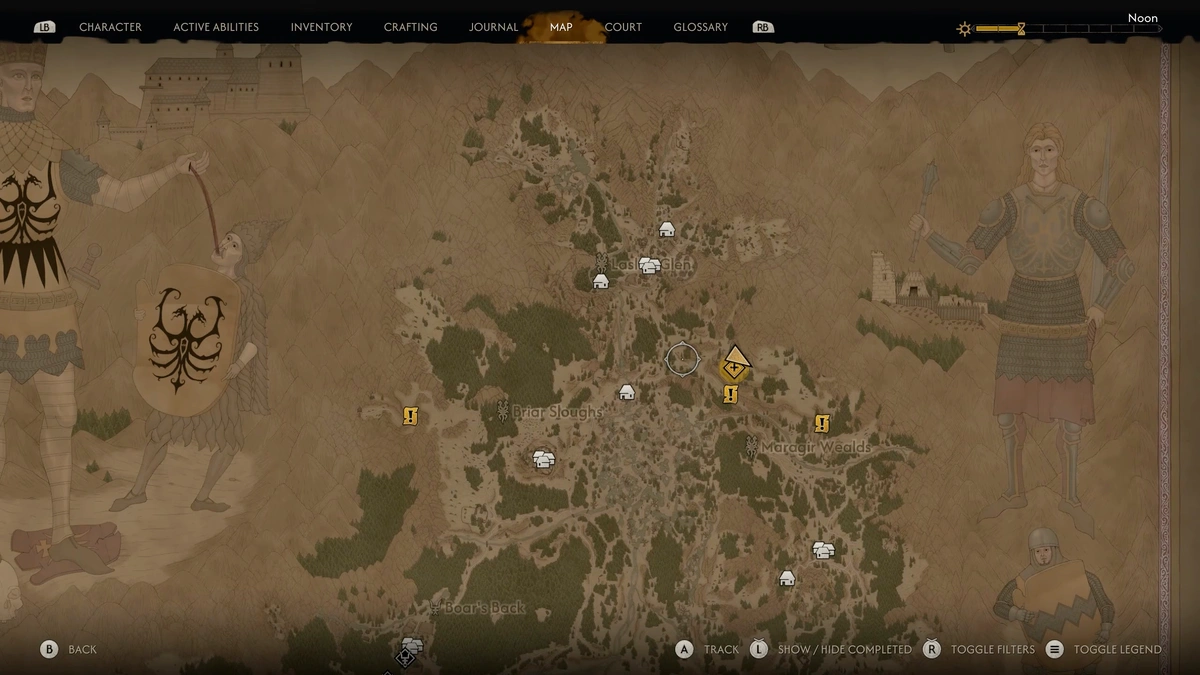The Blood of Dawnwalker Erka's Sword cave location near Bayer's M
