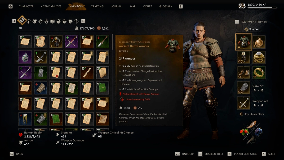 The Blood of Dawnwalker Erka's Sword legendary weapon location