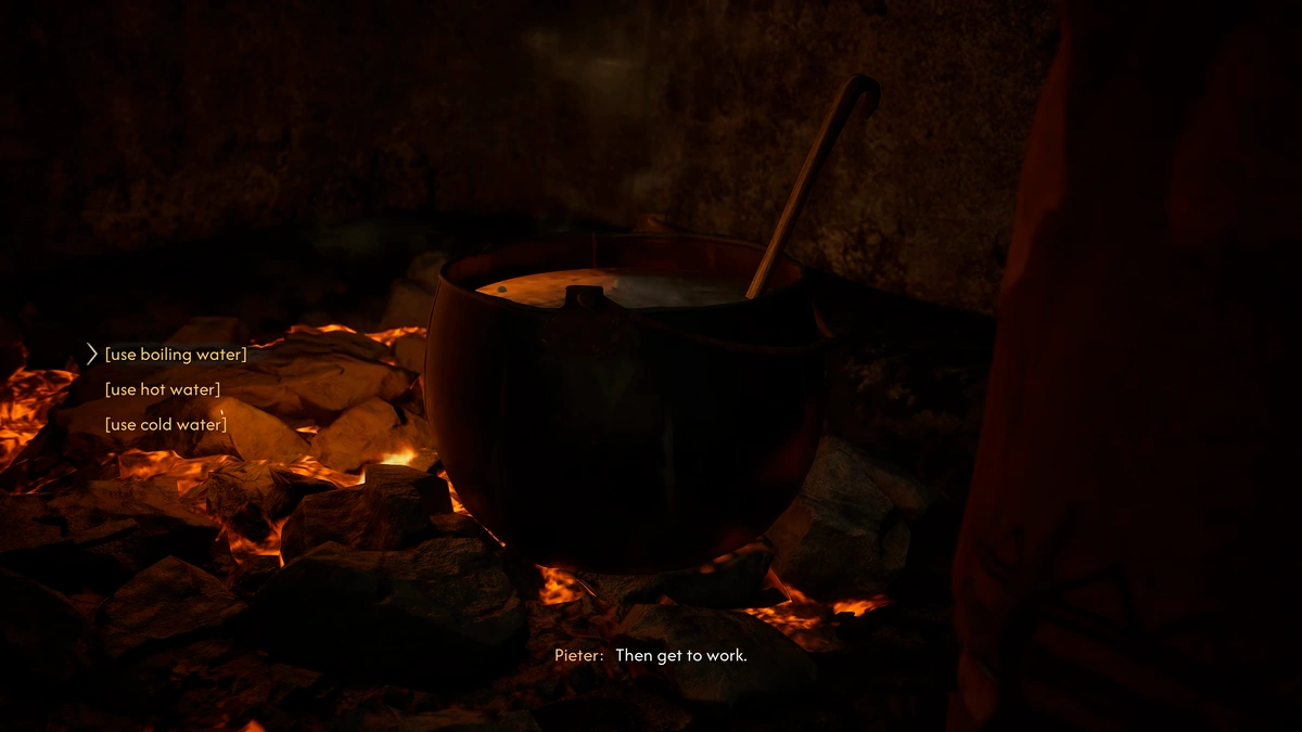 The Blood of Dawnwalker finishing prologue route before the next section