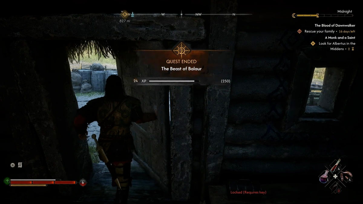 The Blood of Dawnwalker Gladius weapon stats
