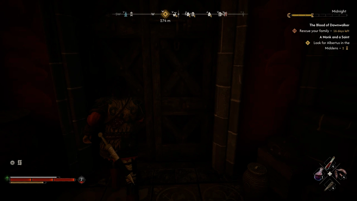 The Blood of Dawnwalker hidden cave behind waterfall