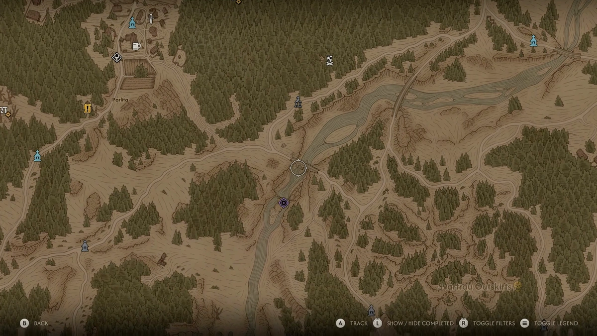 The Blood of Dawnwalker hidden waterfall entrance behind the water