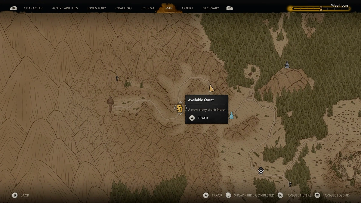 The Blood of Dawnwalker Into the Chasm mission location