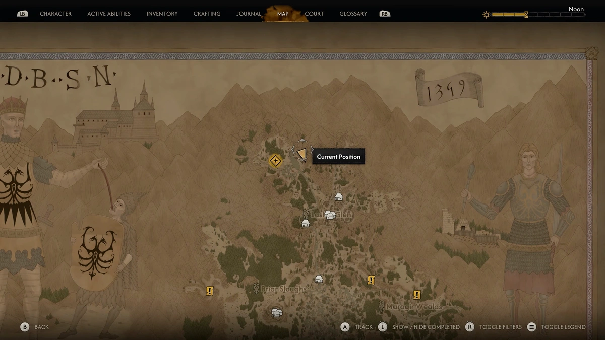 The Blood of Dawnwalker Into the Den bear location at Lazlia Glenn