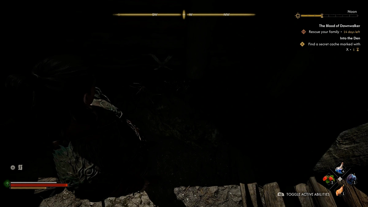 The Blood of Dawnwalker Into the Den buried treasure