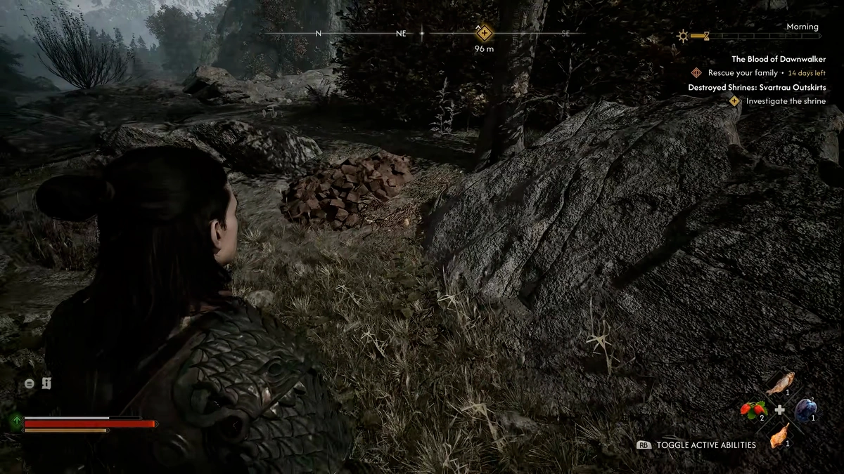 The Blood of Dawnwalker King's Slayer river bank route
