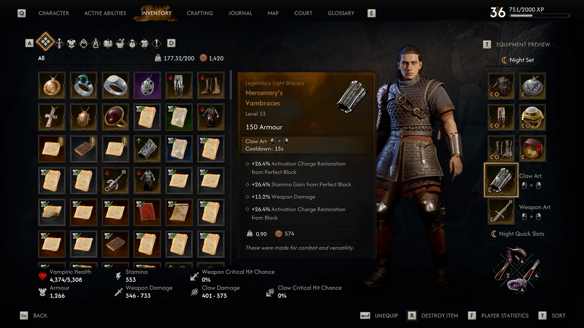 The Blood of Dawnwalker Mind Brace Amulet for One Shot Build