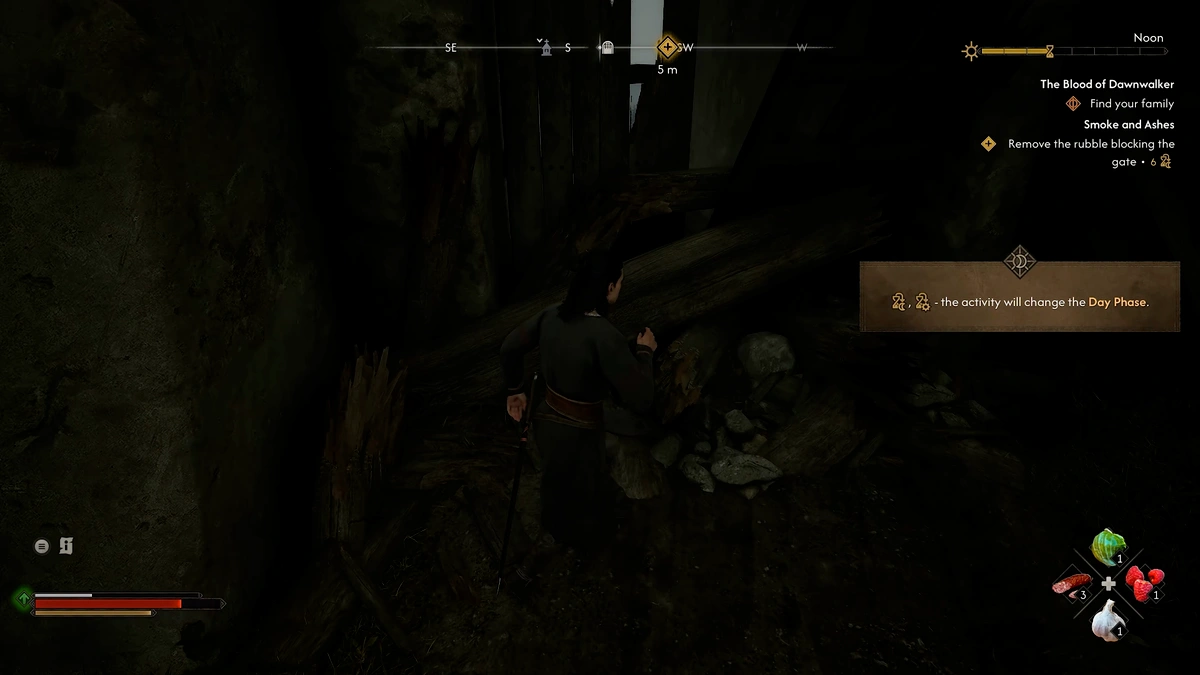 The Blood of Dawnwalker missions that advance time to morning or evening