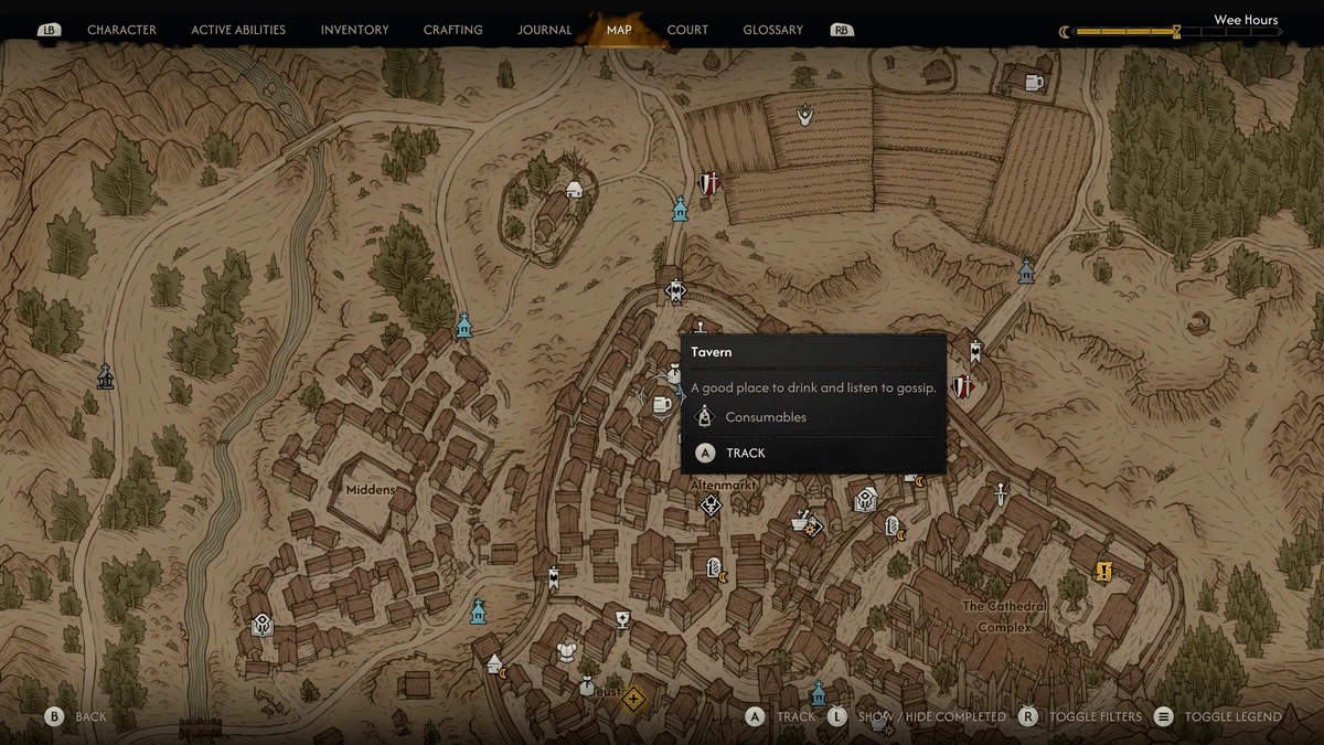The Blood of Dawnwalker Oa trainer tavern location in northwestern Zvartra