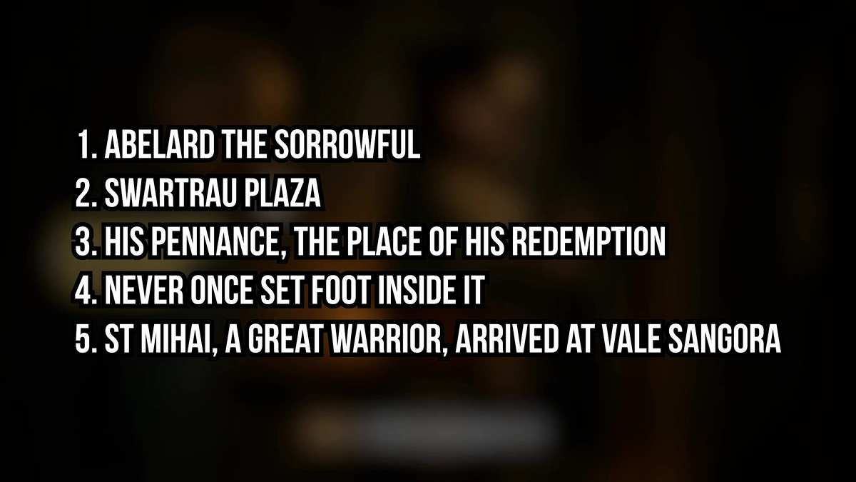 The Blood of Dawnwalker Parita fast travel location