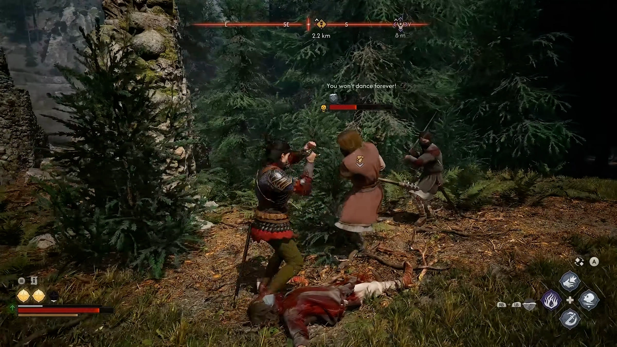 The Blood of Dawnwalker Perfect Riposte in combat