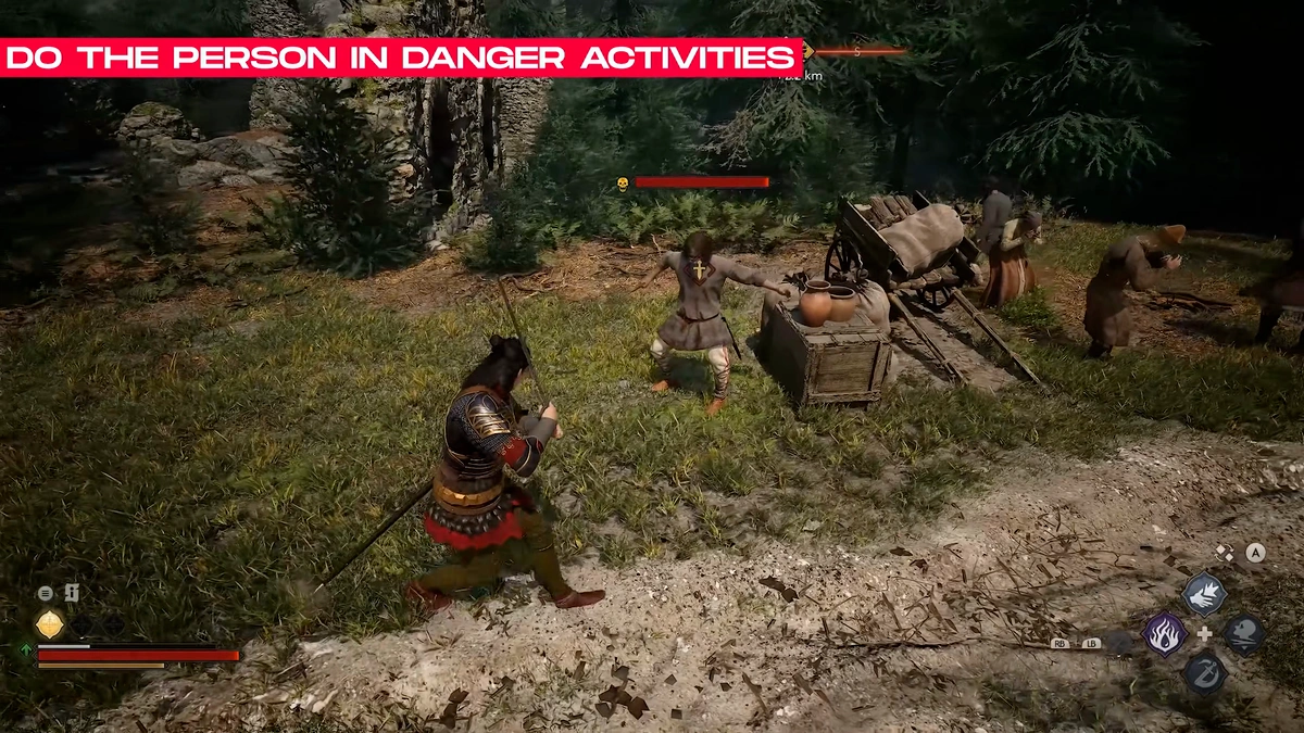 The Blood of Dawnwalker Person in Danger activity