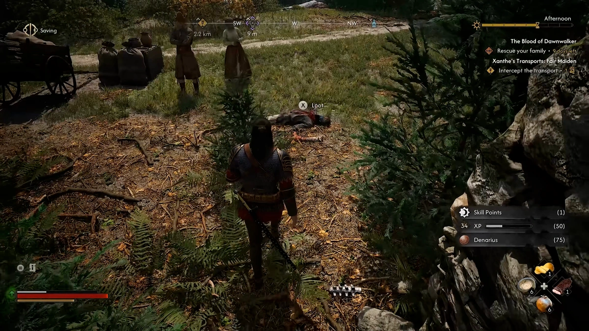 The Blood of Dawnwalker complete Person in Danger activities