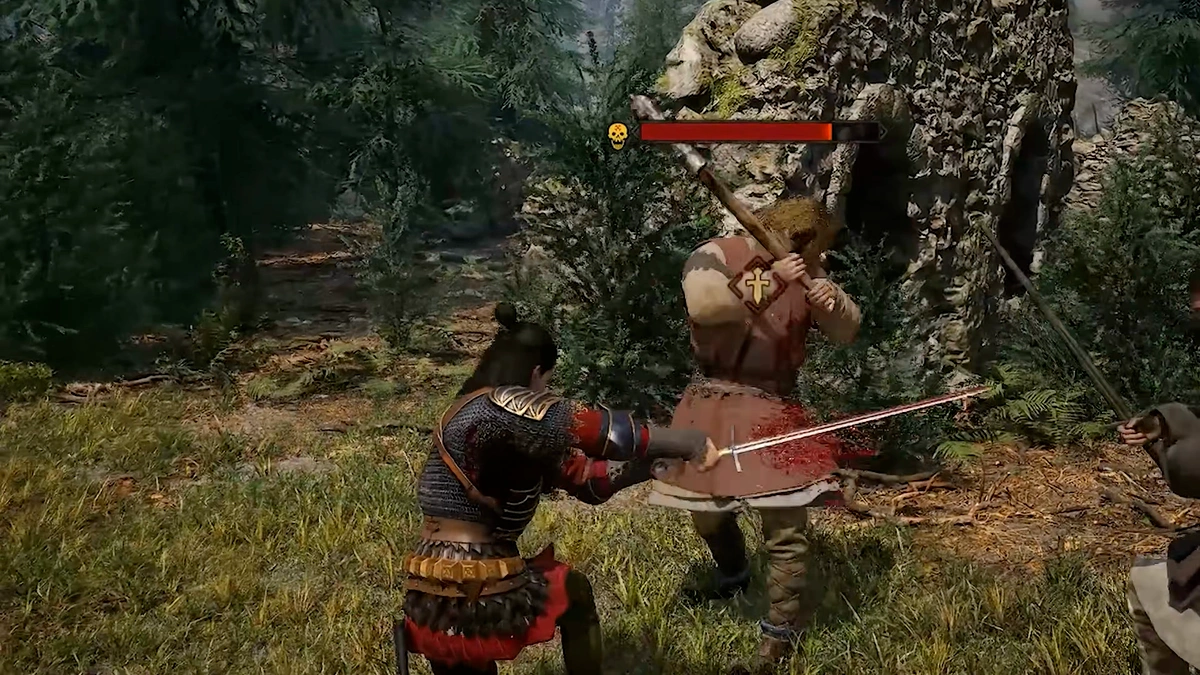 The Blood of Dawnwalker Perfect Riposte red direction indicator