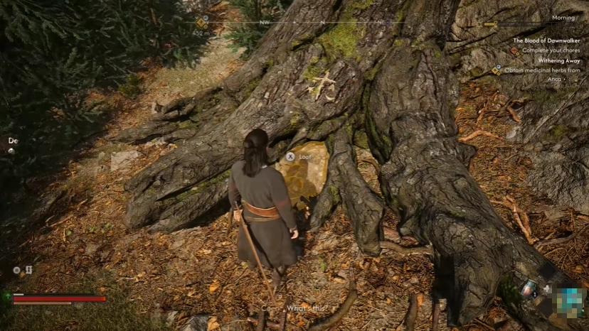 The Blood of Dawnwalker hidden stash reward with ring and bonus XP