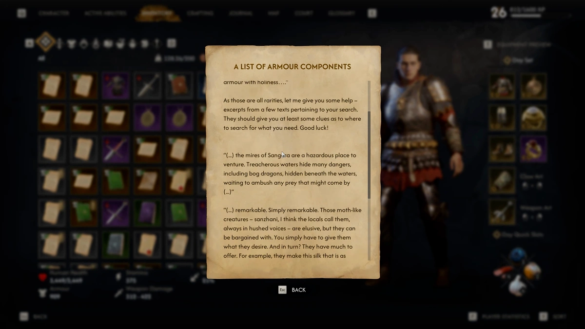The Blood of Dawnwalker Saint Relic armor material