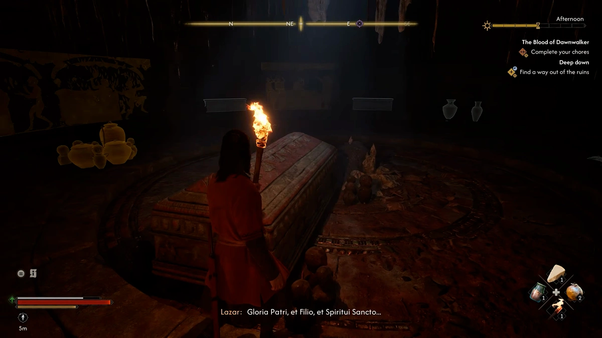 The Blood of Dawnwalker sarcophagus secret room puzzle location