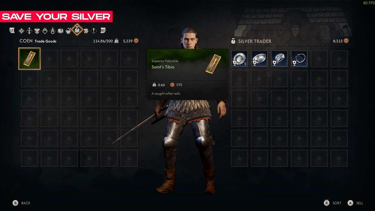 The Blood of Dawnwalker save silver loot