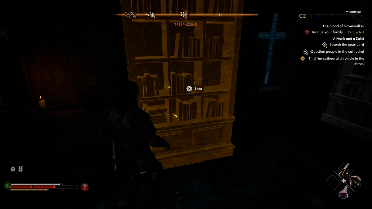 The Blood of Dawnwalker Second Skin Training Manual location