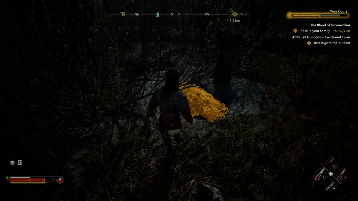 The Blood of Dawnwalker secret treasure digging location