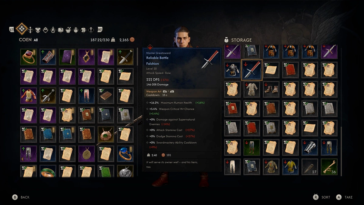 The Blood of Dawnwalker storage at shrines