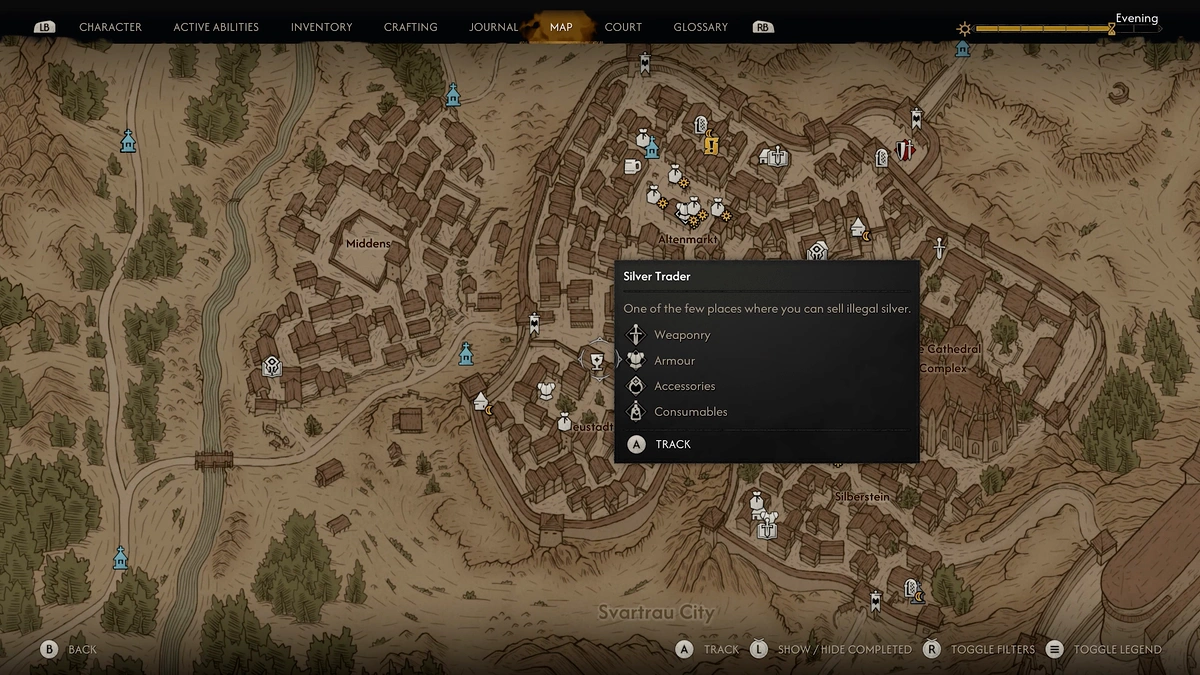 The Blood of Dawnwalker Silver Trader random item rolls