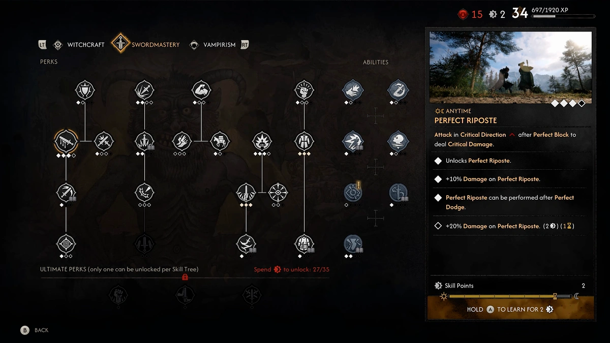 The Blood of Dawnwalker skill leveling time cost