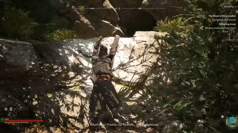 The Blood of Dawnwalker Solid Broadsword found inside the hidden cave near the cemetery
