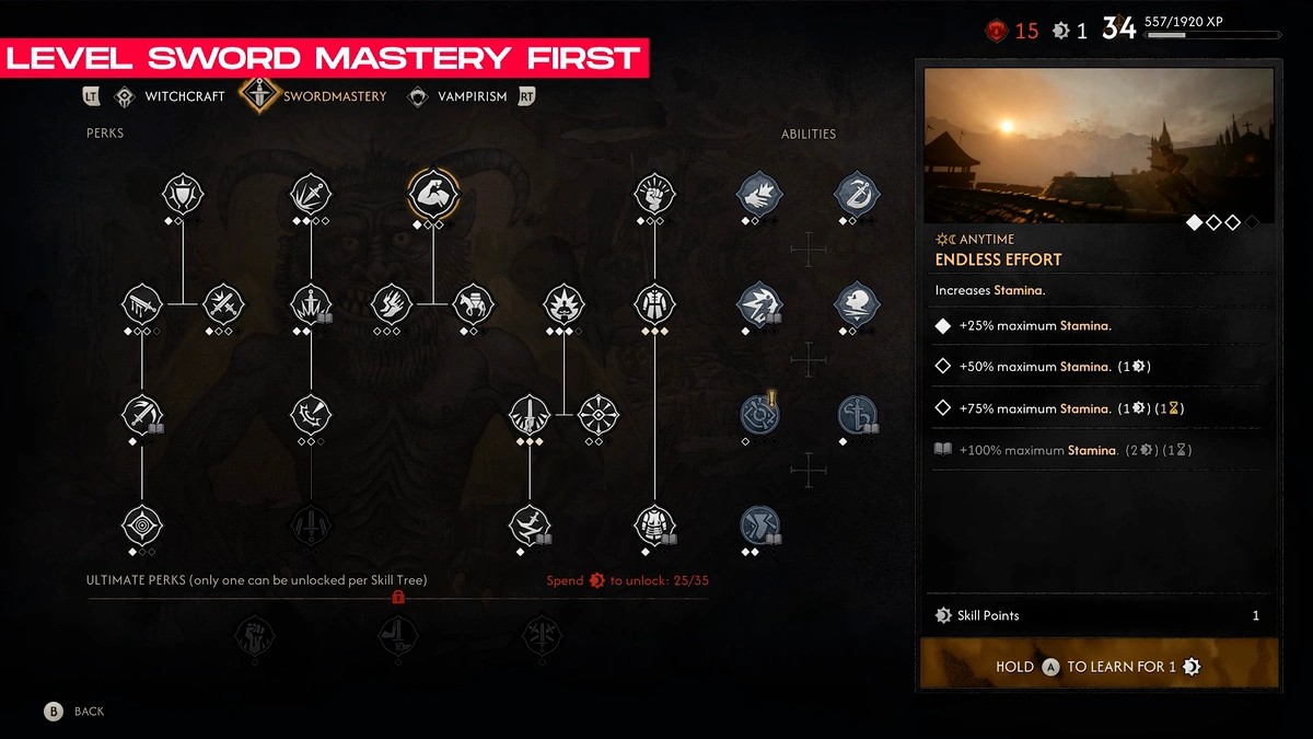 The Blood of Dawnwalker Sword Mastery skills work during day and night