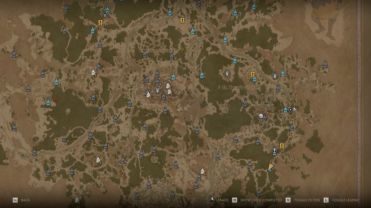 The Blood of Dawnwalker Telorm Layer location for Knightly Ring