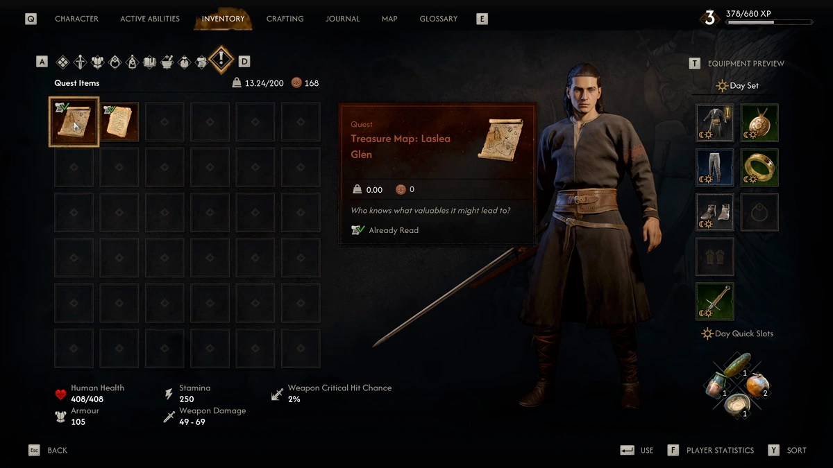 The Blood of Dawnwalker treasure map X marks the spot location