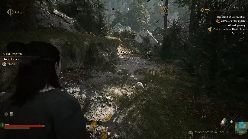 The Blood of Dawnwalker hidden stash discovered by following tree markings