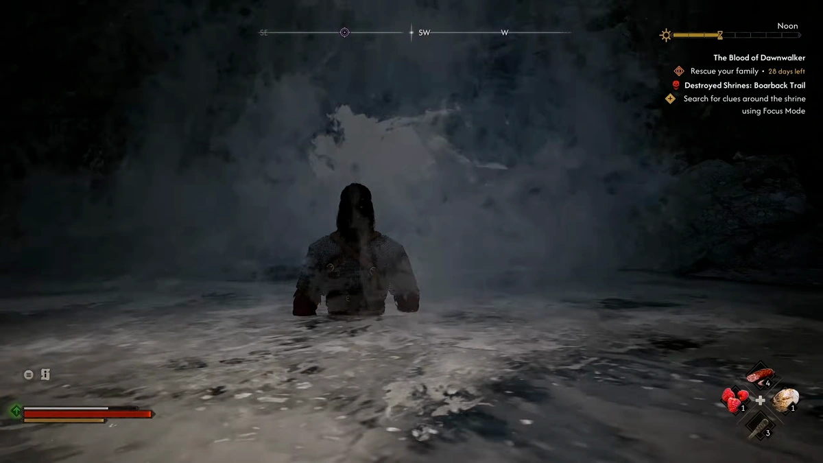 The Blood of Dawnwalker hidden waterfall cave filled with loot